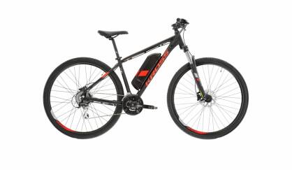 Rower Elektryczny E-Bike Kross Hexagon Boost 1.0 522 WH 29" czarno czerwony mat 2023