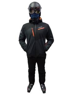 Męski Kombinezon narciarski BLIZZARD Ski LEOGANG kurtka + spodnie black 2023