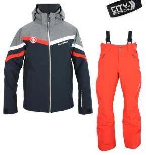 MĘSKI Kombinezon narciarski BLIZZARD KITZ kurtka + spodnie POWER red